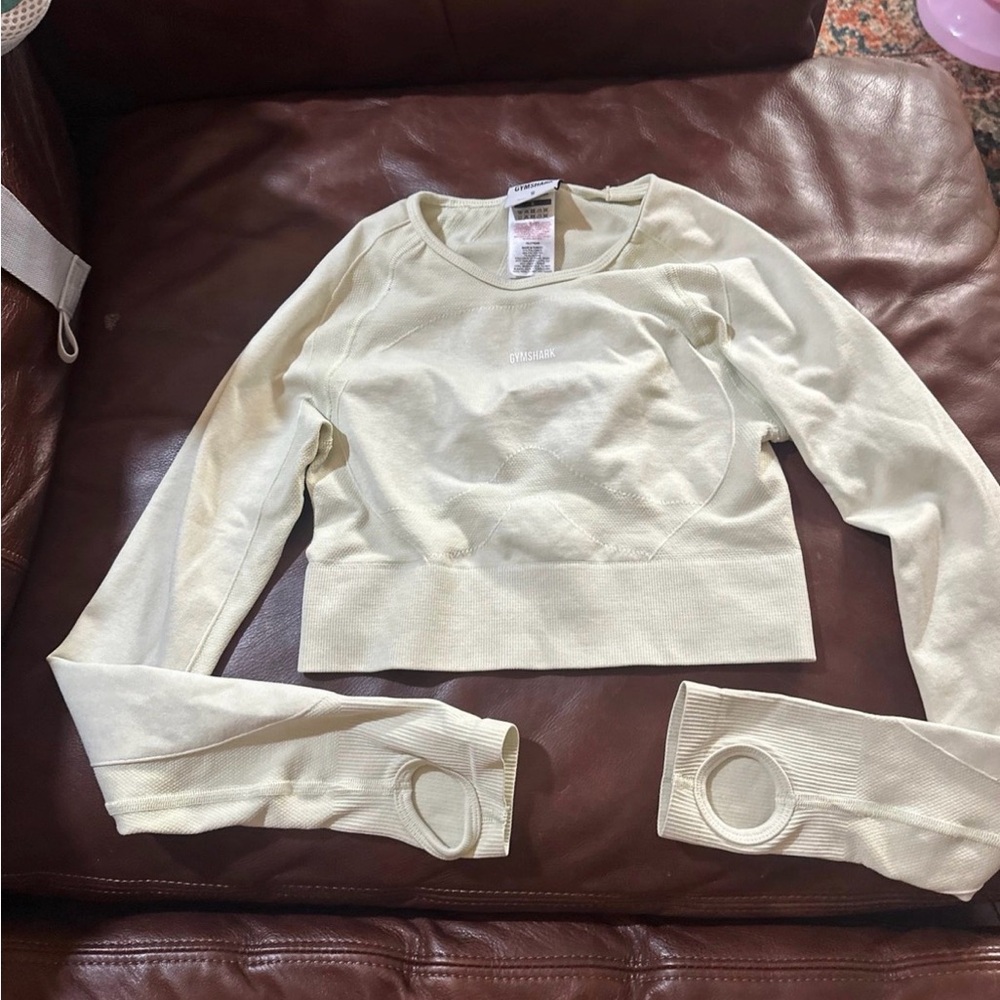 Gymshark Light Cream Top
